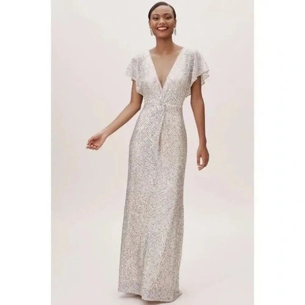 Anthropologie BHLDN Jenny Yoo Halsey Dress